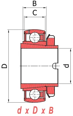 Darmowa dostawa Łożysko samonastawne z otworem stożkowym UK.310G2H SNR